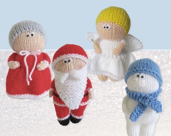 Christmas Dolls toy knitting patterns