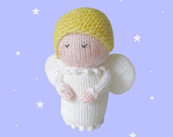 Angel doll knitting pattern