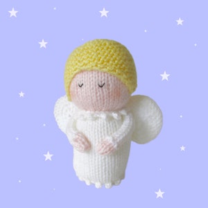 Angel doll knitting pattern image 1