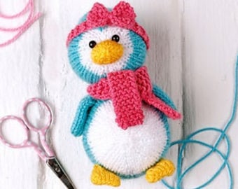 Penny the Penguin toy knitting pattern
