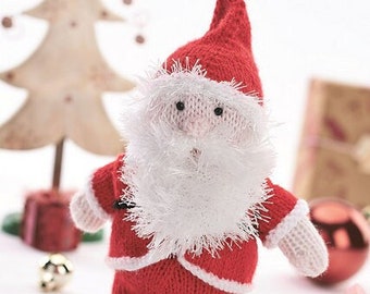 Santa Claus toy doll knitting pattern