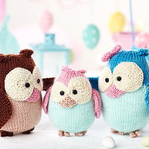 Owl Family toy knitting patterns image 3