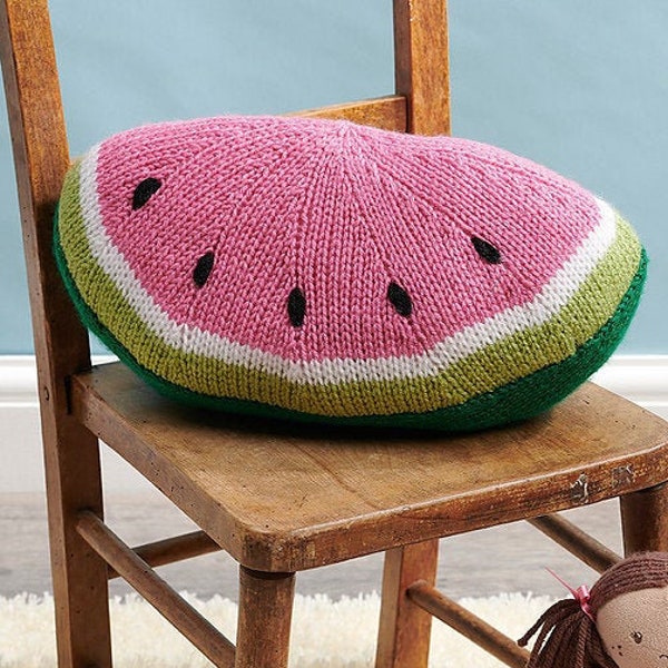 Watermelon Cushion Knitting Patterns