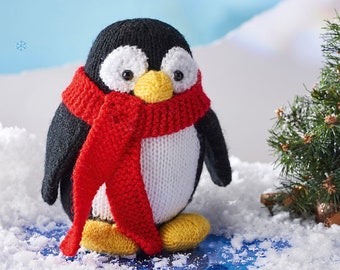 Chilly Charlie Penguin toy knitting pattern