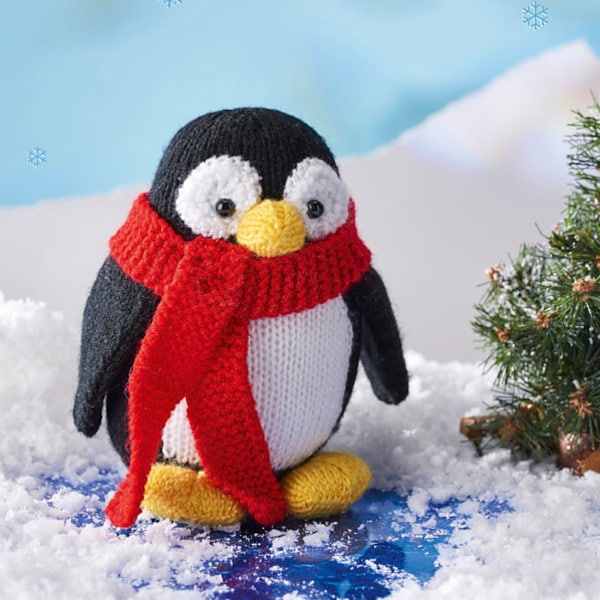 Chilly Charlie Penguin toy knitting pattern