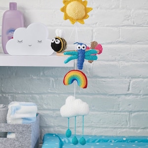 Beautiful Bugs Summer Mobile toy knitting pattern