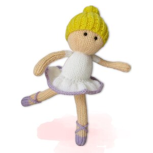Bella Ballerina Doll Knitting Pattern PDF