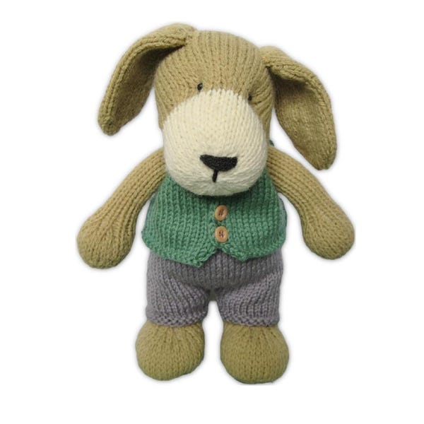 Breipatroon voor een puppyspeeltje en outfit (PDF)