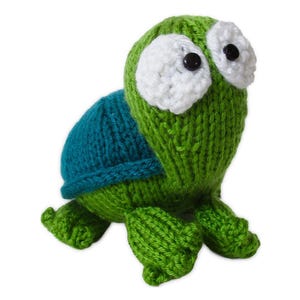Spencer the Tortoise Toy Knitting Pattern PDF