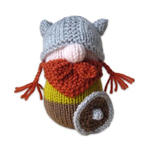 Modèle de tricot pour poupée Erik le Viking (PDF)