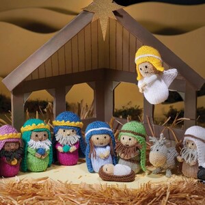 A Child is Born Nativity Set Knitting Pattern PDF