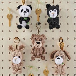 Strickmuster für Pocket Pals Spielzeuganhänger (PDF)