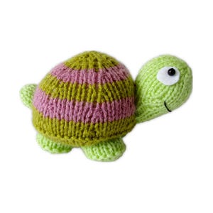 Tavistock Tortoise Toy or Pincushion Knitting Pattern PDF