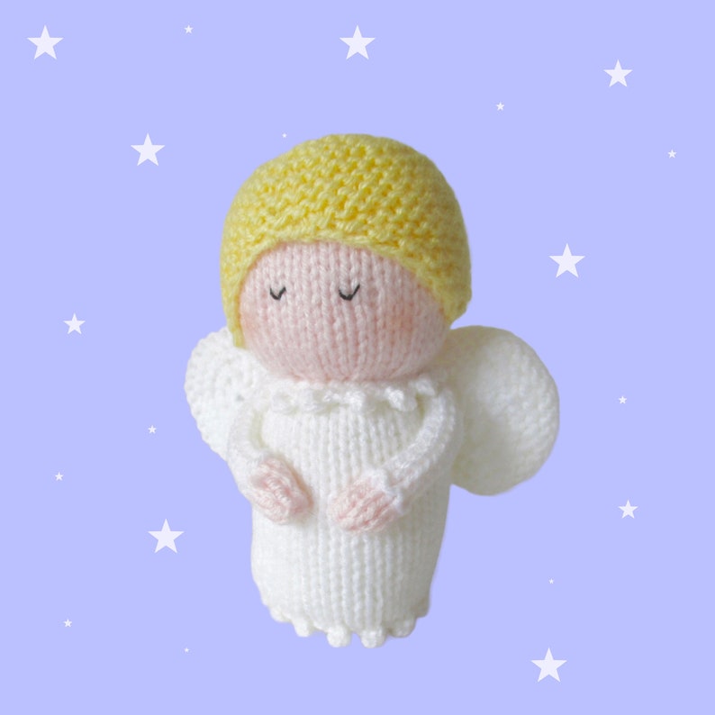 Angel doll knitting pattern image 1