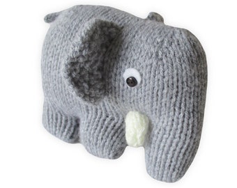 Hatty the Elephant toy knitting patterns