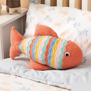 Tropical Fish Cushion knitting pattern