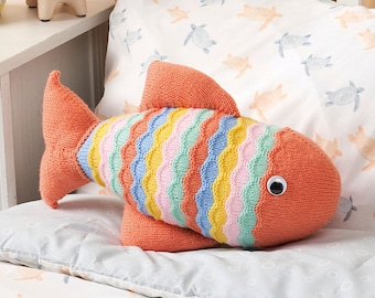 Tropical Fish Cushion knitting pattern