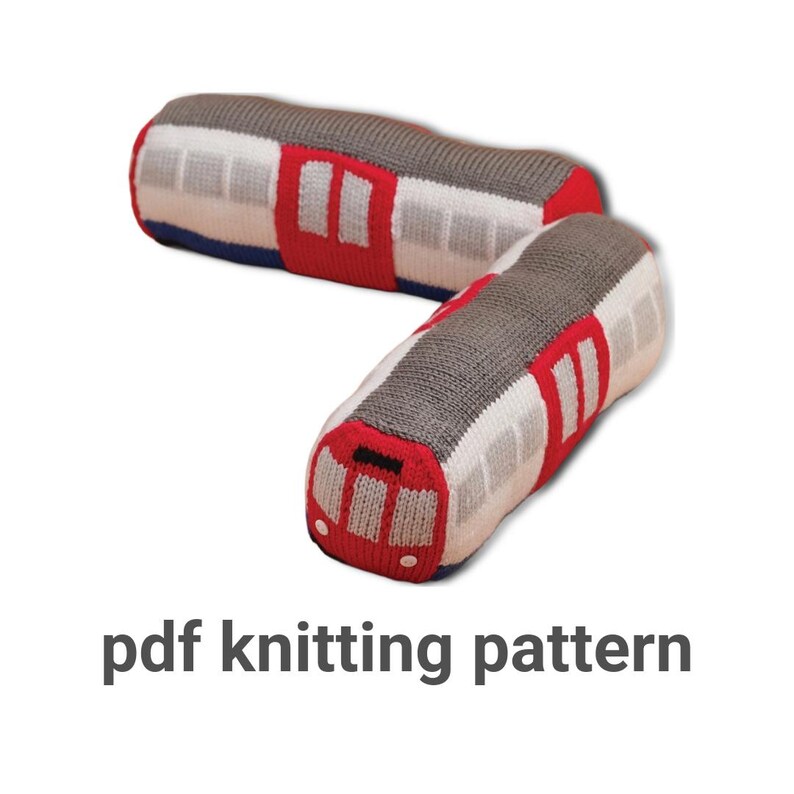 Free Knit Train Pattern Tube Train Knitting Pattern - Subway Carriages Toy - PDF Download - Etsy