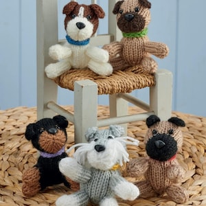 Pocket Dogs toy knitting pattern