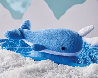 Make a Splash Narwhal toy knitting pattern