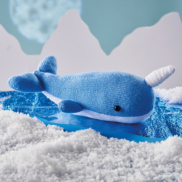 Make a Splash Narwhal toy knitting pattern