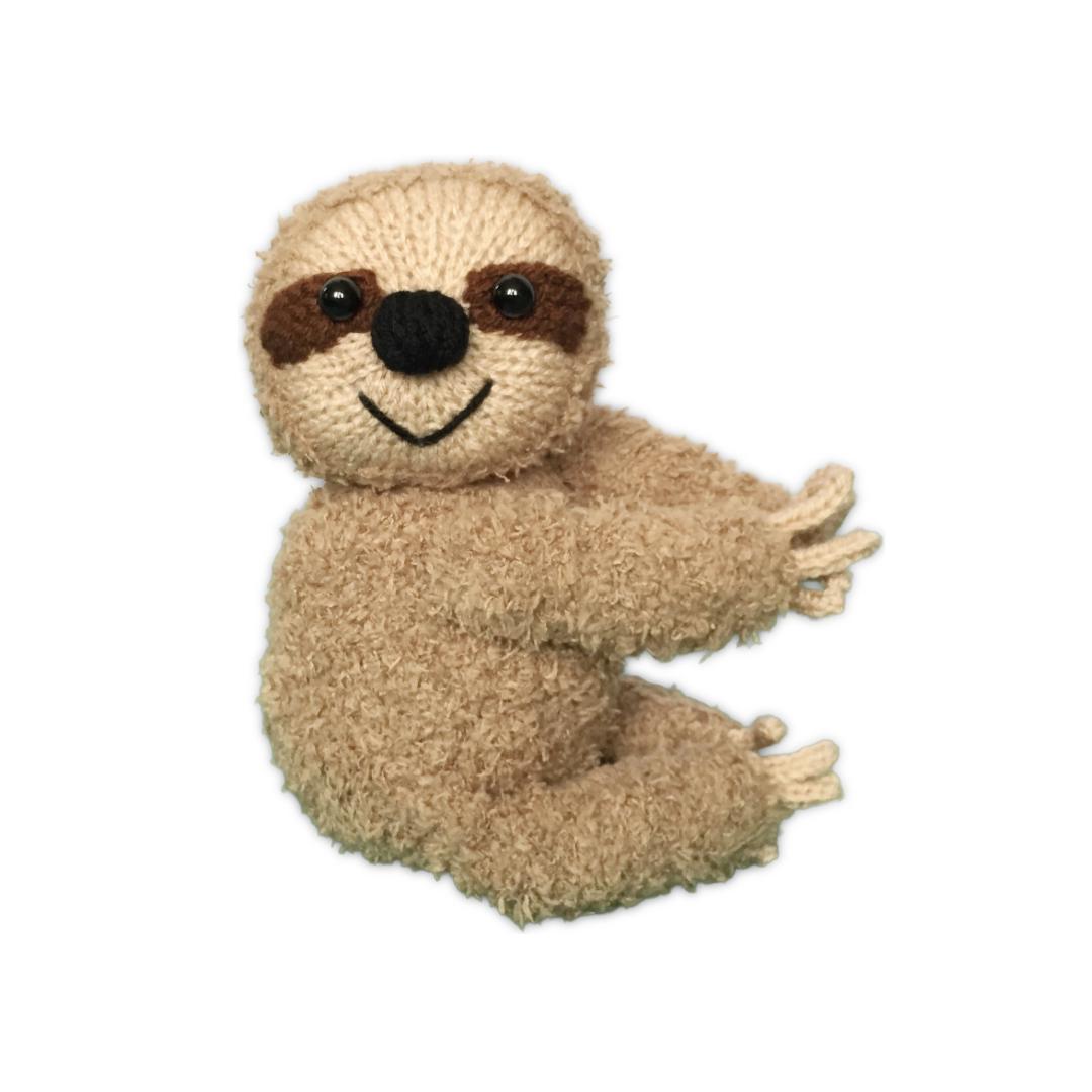 Lazy Daze Sloth Knitting Pattern - Toy in Fleecy Yarn - PDF Download - Etsy