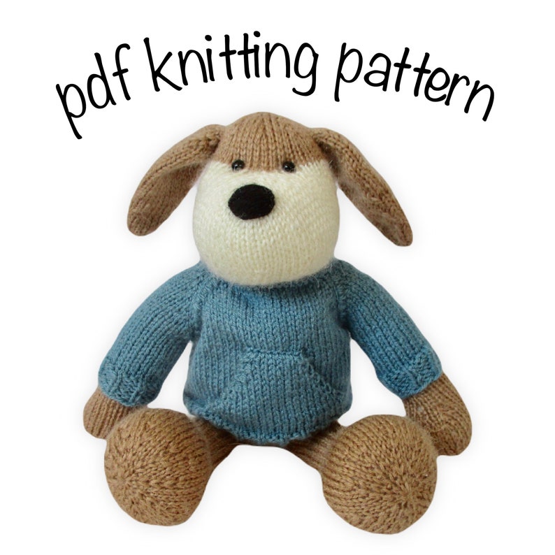 Riley the Puppy toy knitting patterns image 2