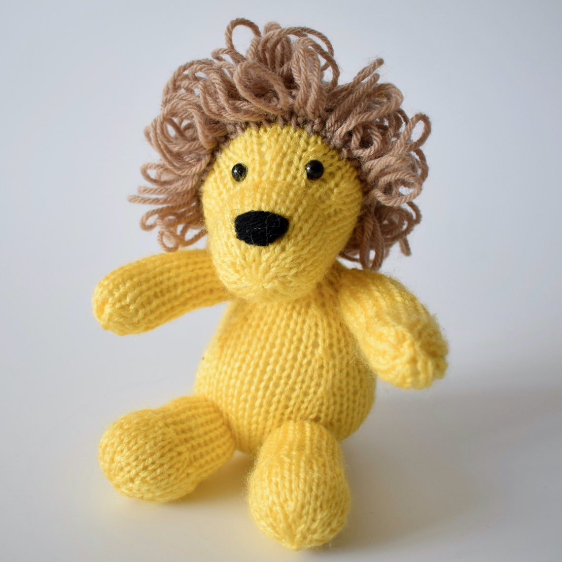 Leon the Lion Toy Knitting Pattern | Etsy