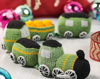Toy Train Set knitting pattern