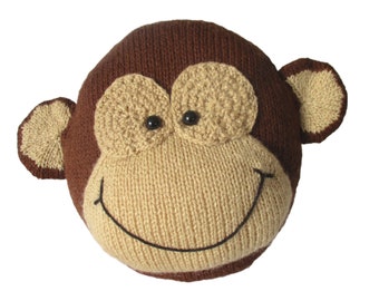 Charlie the Monkey Cushion Knitting Patterns