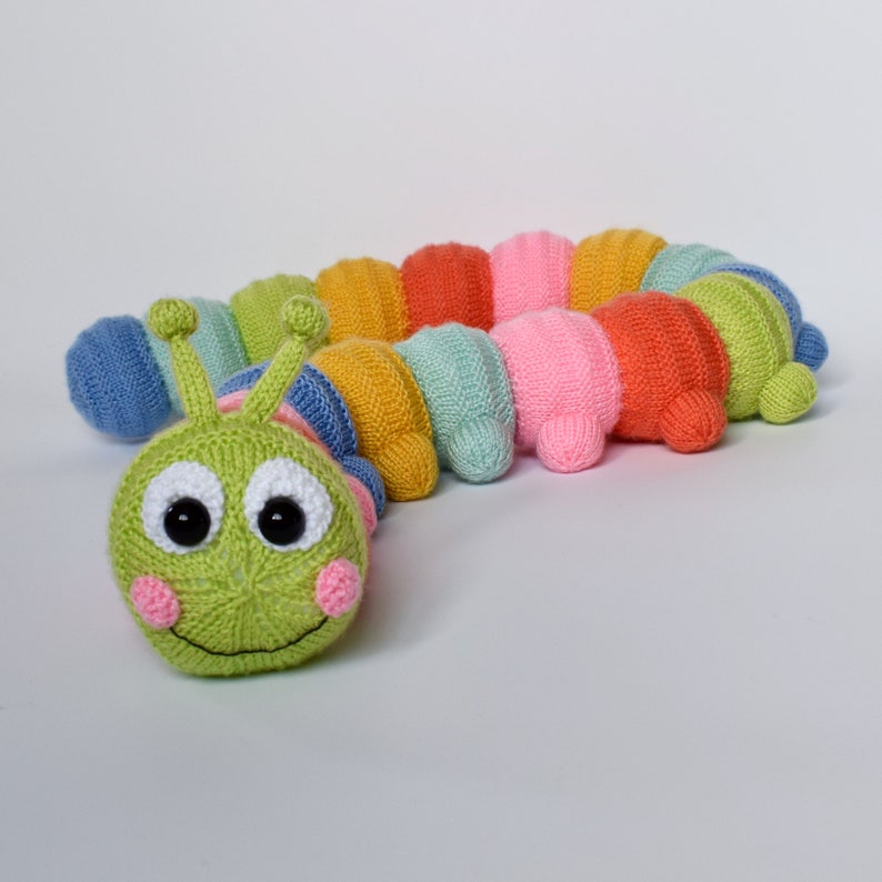 Cuddly Caterpillar Toy Knitting Pattern image 5