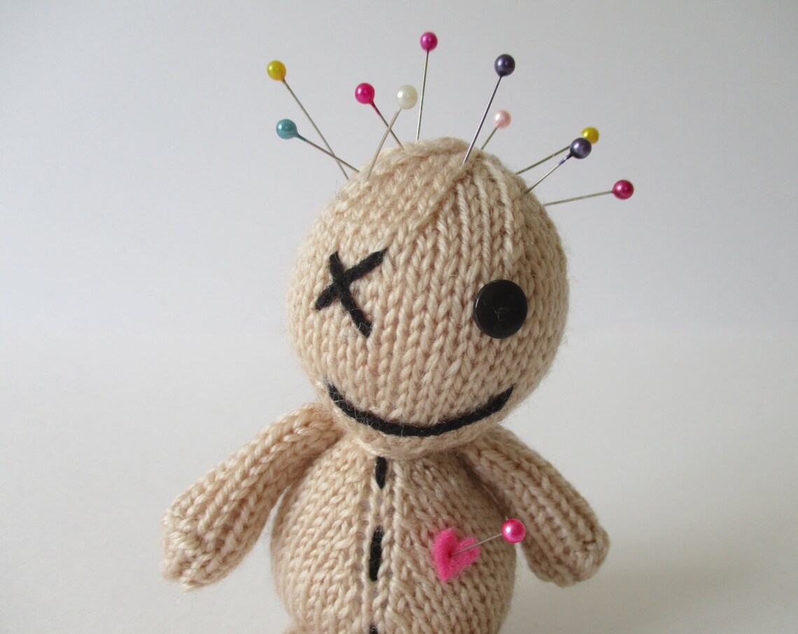 Voodoo Doll Toy Knitting Pattern Etsy UK