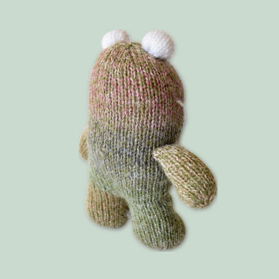 Patrón de tejido de juguete de monstruos felices México