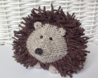 Tweedy Hedgehog toy knitting patterns