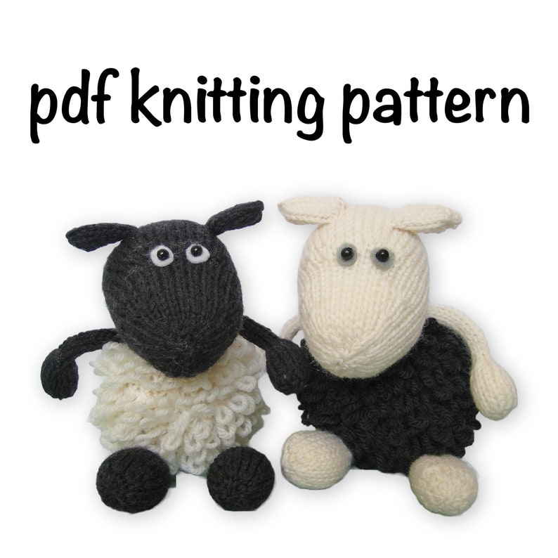 Loopy Sheep toy knitting pattern image 4
