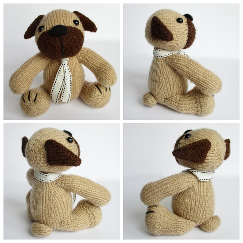 Pug Dog toy knitting patterns image 7
