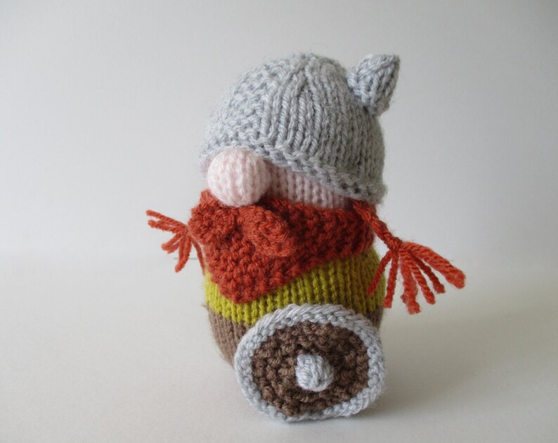 Erik the Viking toy knitting patterns Etsy