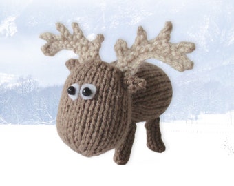 Dinky Moose toy knitting patterns
