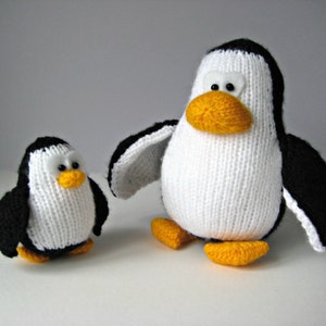 Bobble and Bubble Penguins toy knitting patterns image 3