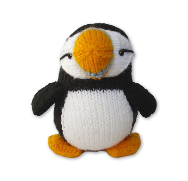 Huffin' Puffin toy knitting pattern image 8