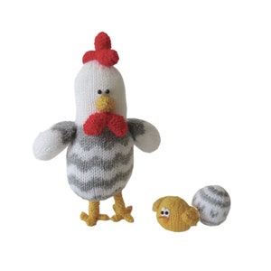 Bertie Rooster toy knitting patterns image 6