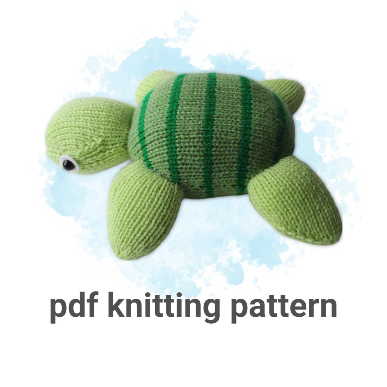 Topsy Turvy Turtle Knitting Pattern - Toy Animal - PDF Download - Etsy