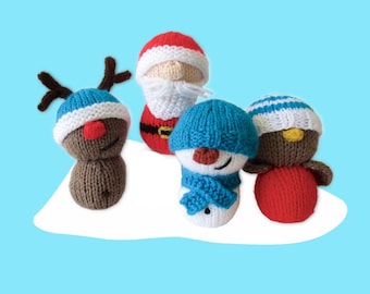 Dinky Christmas Toys Knitting Pattern PDF