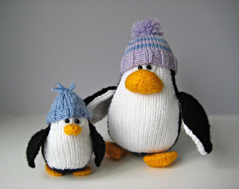Bobble and Bubble Penguins toy knitting patterns image 4