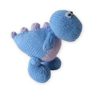 Dippy the Dinosaur toy knitting pattern