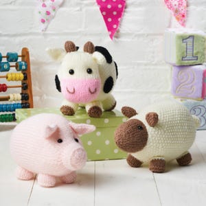On the Farm toy knitting patterns