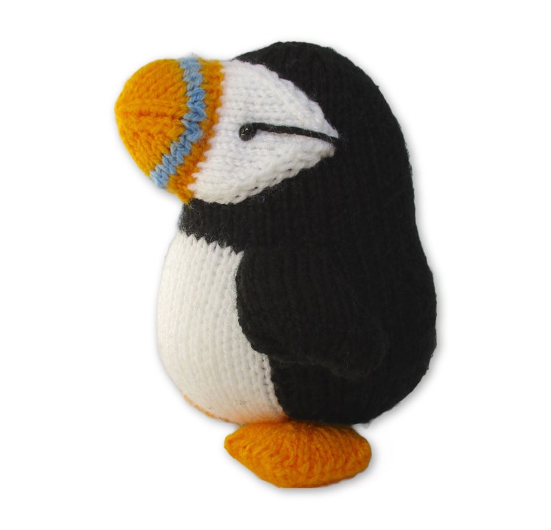 Huffin' Puffin toy knitting pattern image 9