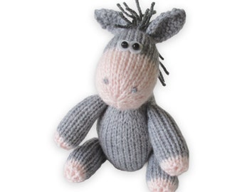 Bobbin the Donkey toy knitting patterns