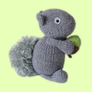 Finsbury Squirrel toy knitting patterns