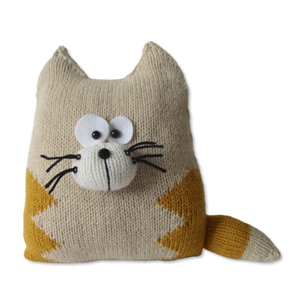 Cat Cushion Knitting Patterns
